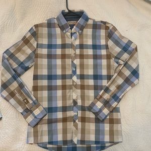 Mens gingham button down size small
